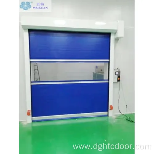 Industrial PVC Fabric Roll Up Coiling Door